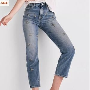 Lucky Brand Bridgette Embellished Crop Jean 25